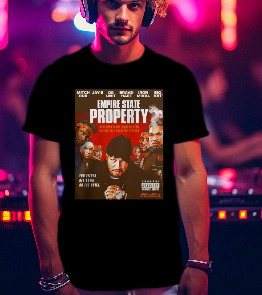 Mitch Rob Jay B OG Unit Brave Hart Iron Mikal Big Kat Empire State Property New York Knicks Baller Tale T-Shirt