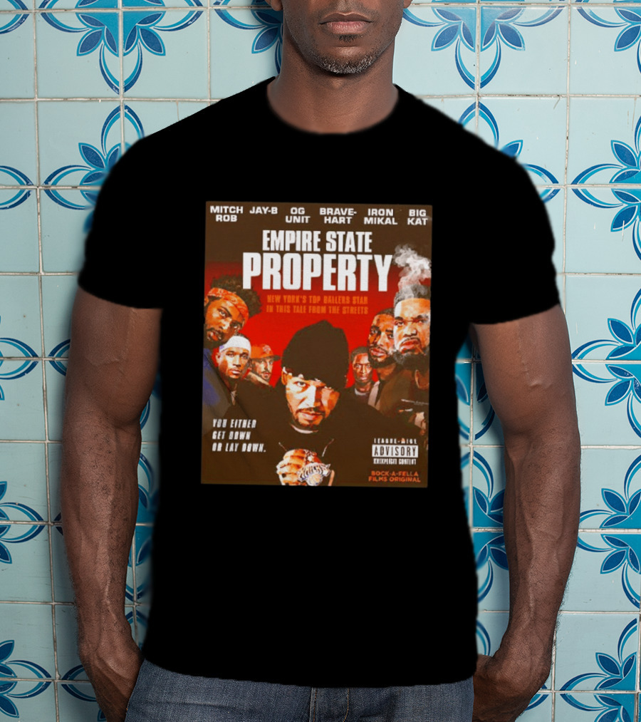 Mitch Rob Jay B OG Unit Brave Hart Iron Mikal Big Kat Empire State Property New York Knicks Baller Tale T-Shirt