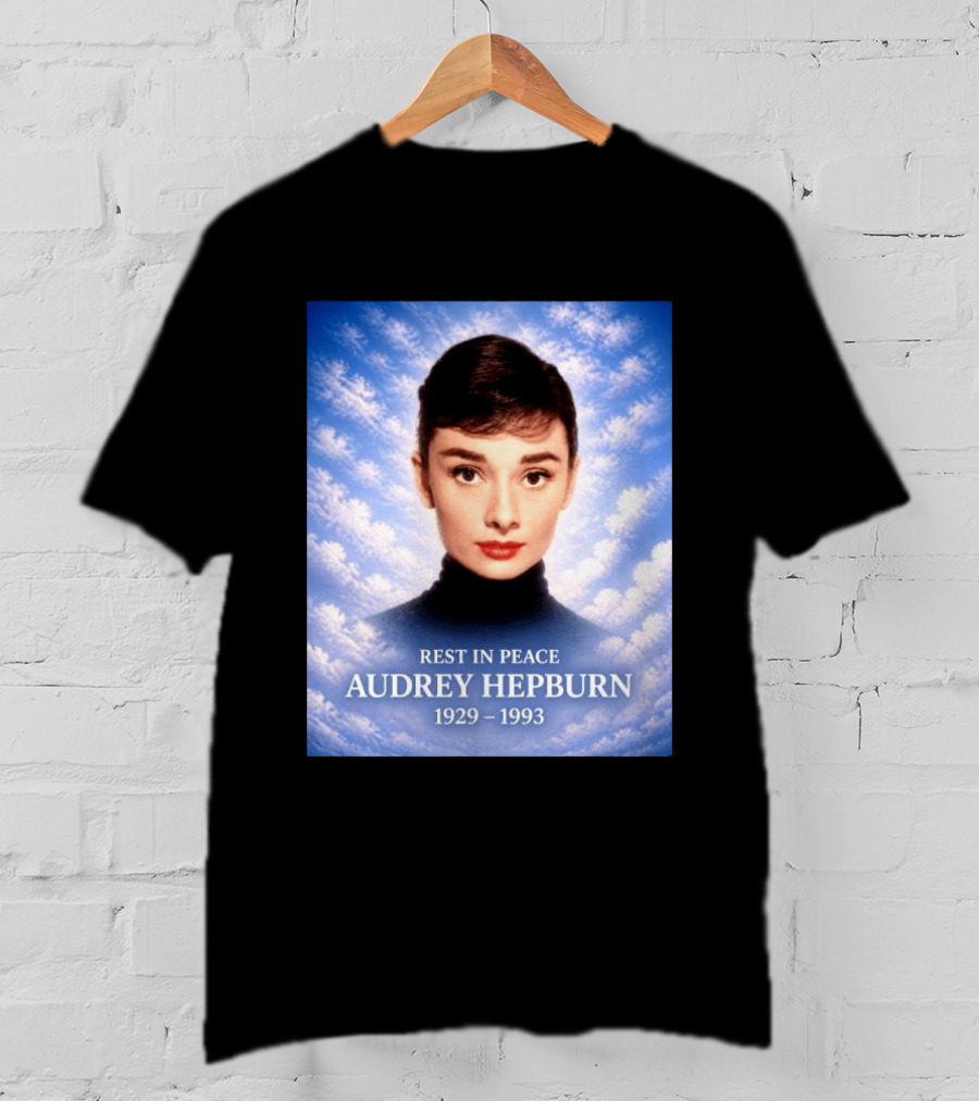 Rest In Peace Audrey Hepburn 1929 1993 T-Shirt