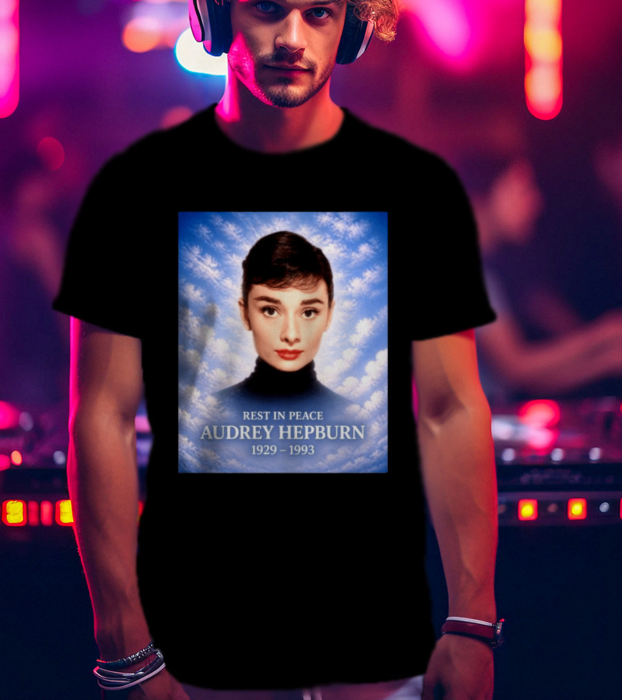 Rest In Peace Audrey Hepburn 1929 1993 T-Shirt