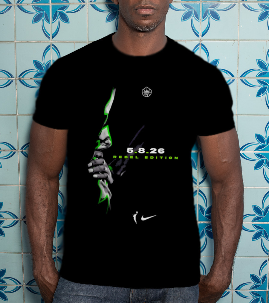 Seattle Storm Nike WNBA 5 8 26 Rebel Edition T-Shirt