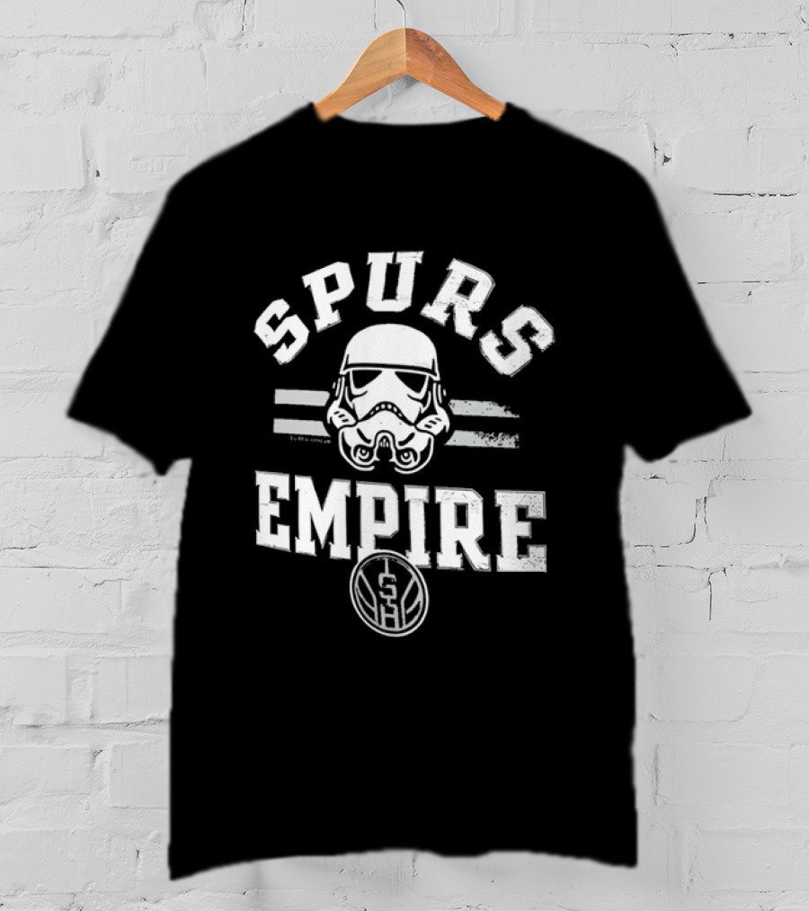 San Antonio Spurs Star Wars Stormtrooper Empire Basketball T-Shirt