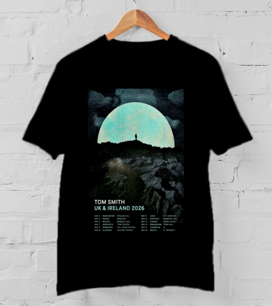 Tom Smith May 05 2026 Dublin Whelan's UK Ireland Tour T-Shirt