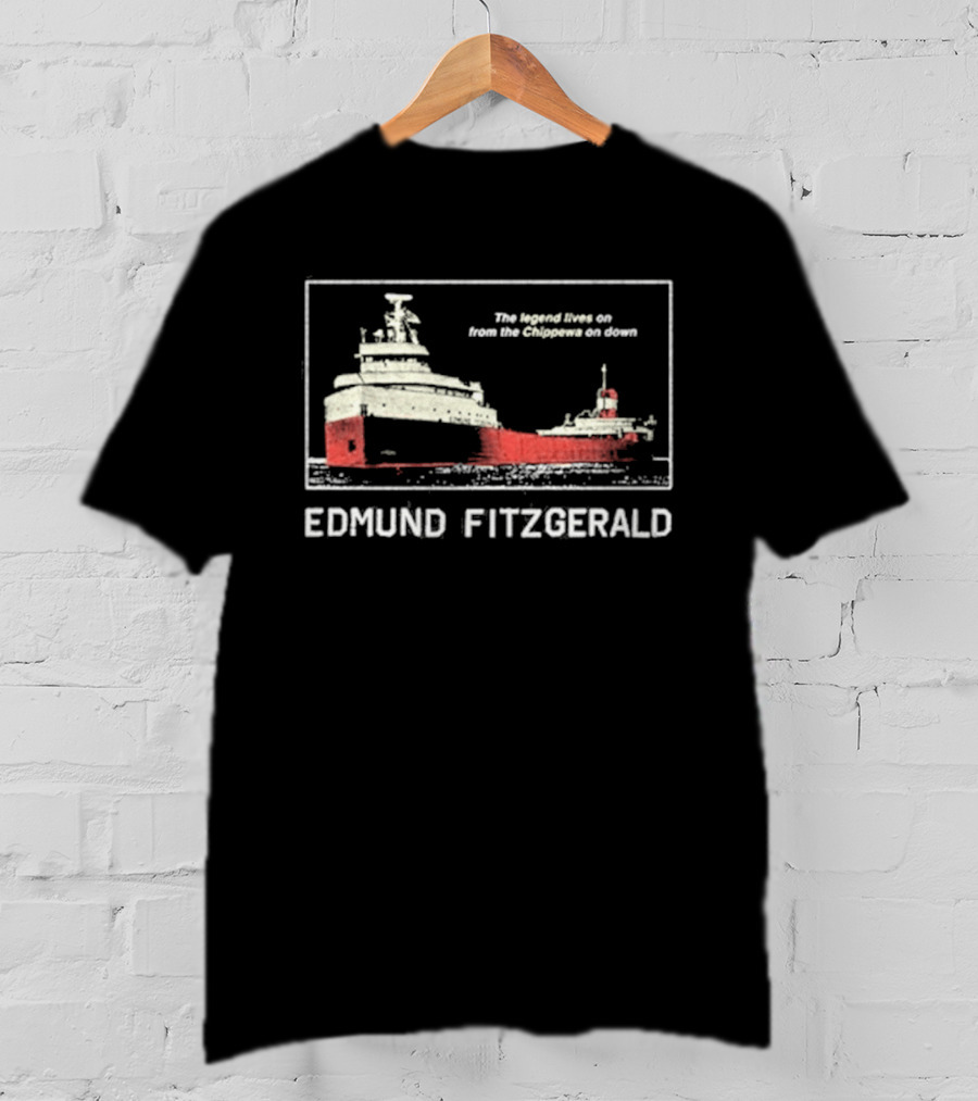 Tyler Bertuzzi Edmund Fitzgerald Ship Great Lakes Legend T-Shirt