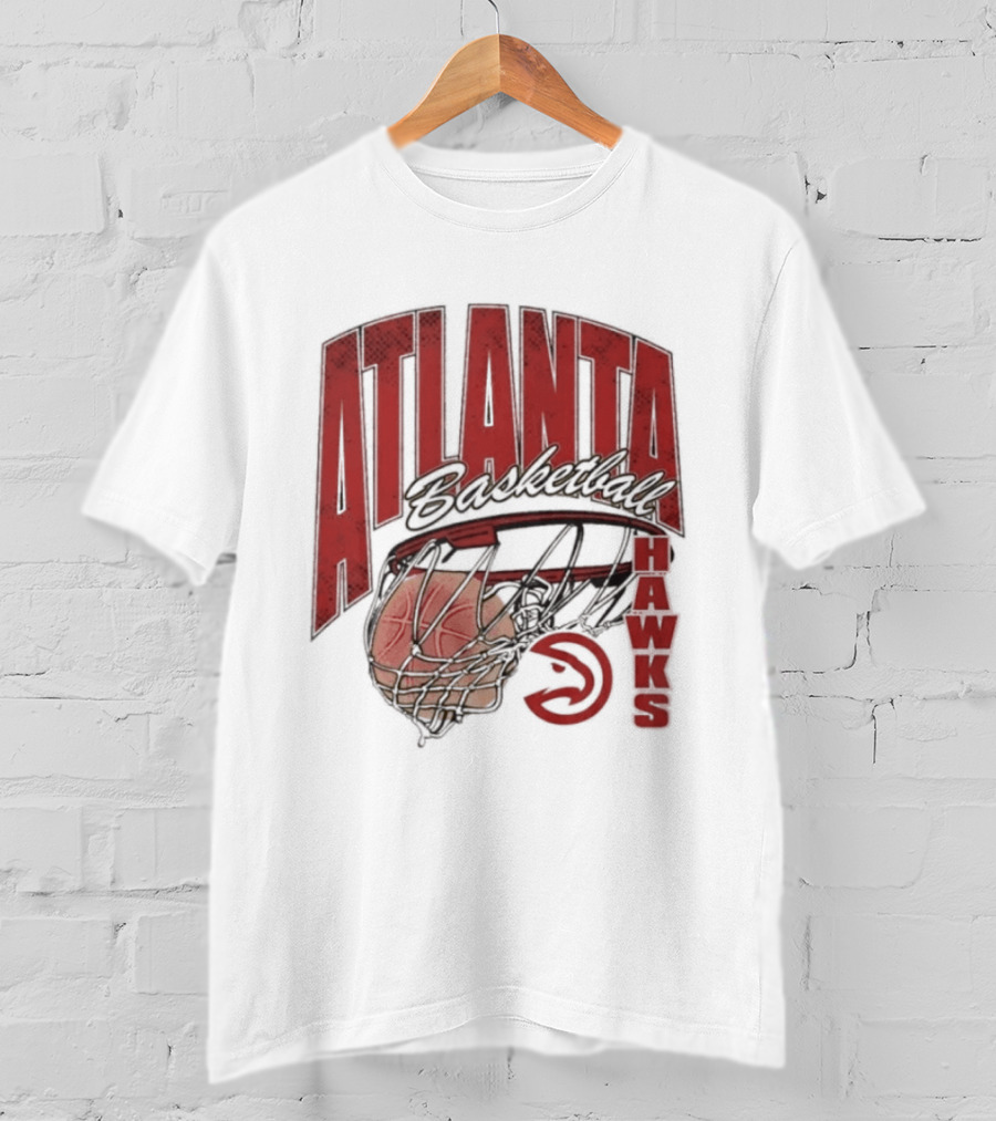 Atlanta Hawks Basketball Script Swish 2026 T-Shirt