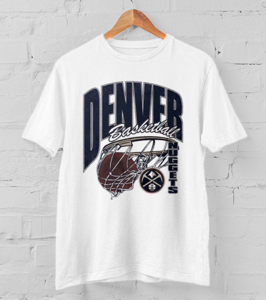 Denver Basketball 2026 Nuggets Script Swish T-Shirt