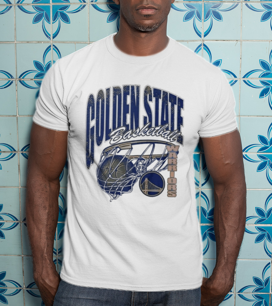 Golden State Warriors 2026 Script Swish Basketball T-Shirt