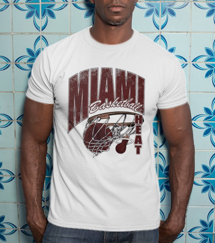 Miami Basketball Swish 2026 Hoop Dunk T-Shirt