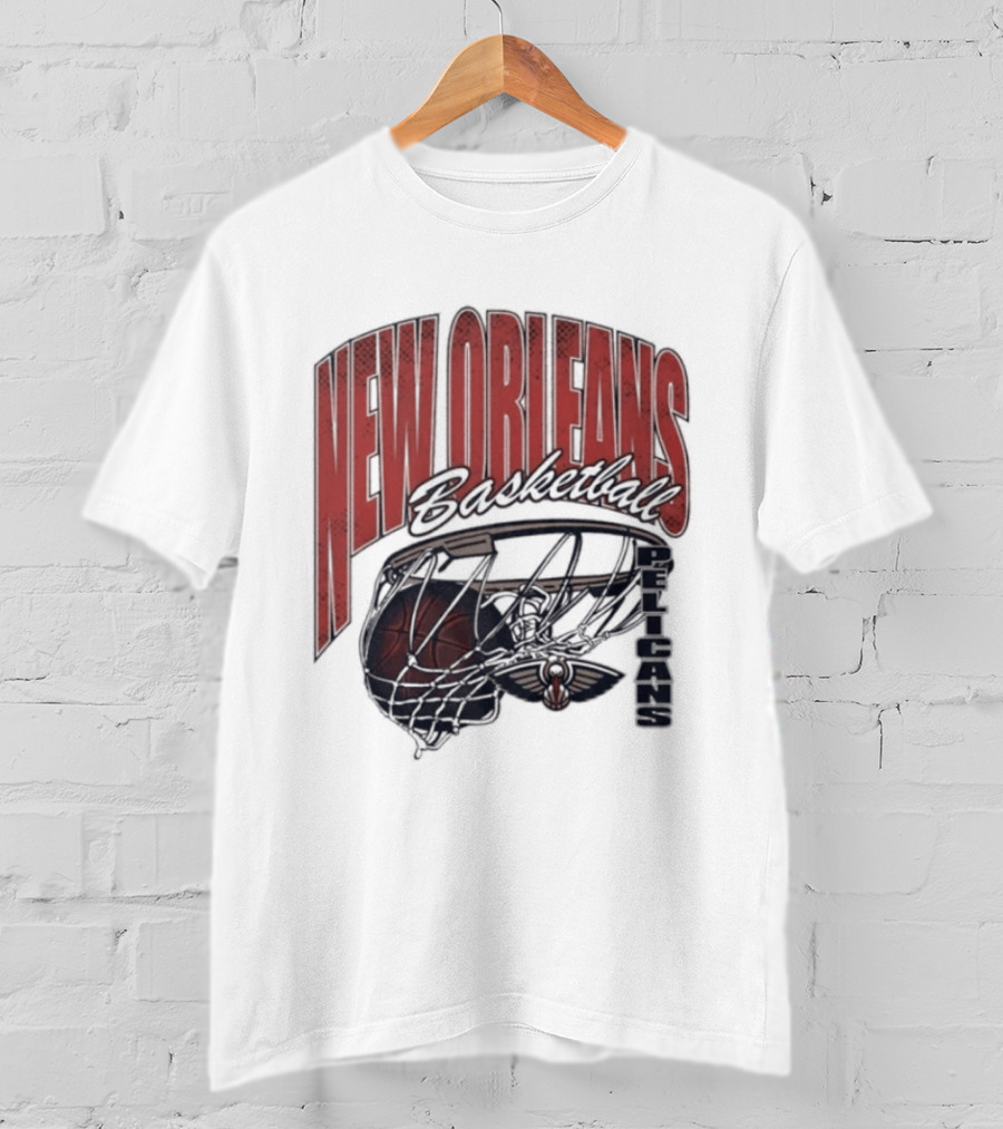 New Orleans Basketball Swish 2026 Pelicans T-Shirt
