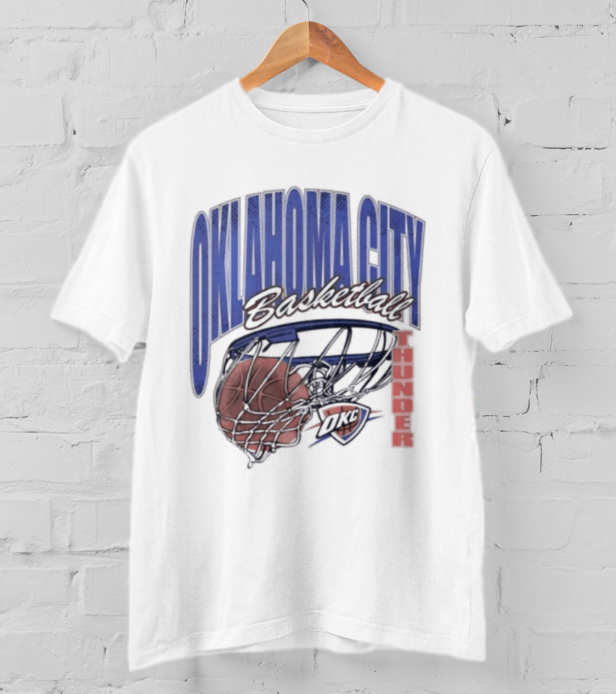 Oklahoma City Basketball Swish 2026 T-Shirt