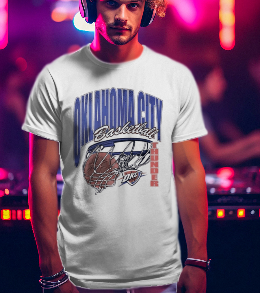 Oklahoma City Basketball Swish 2026 T-Shirt