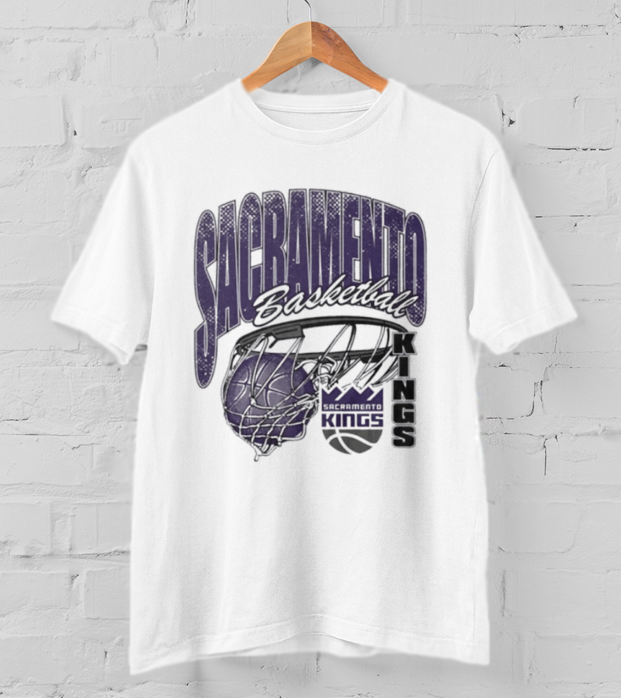 Sacramento Kings Basketball Swish Script 2026 T-Shirt