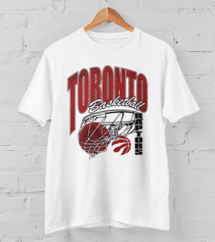 Toronto Raptors Basketball 2026 Script Swish T-Shirt