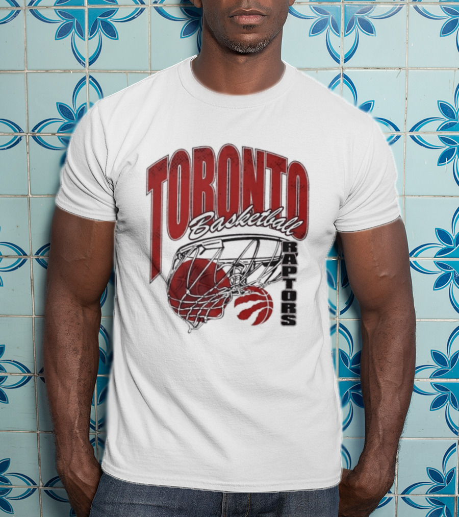 Toronto Raptors Basketball 2026 Script Swish T-Shirt