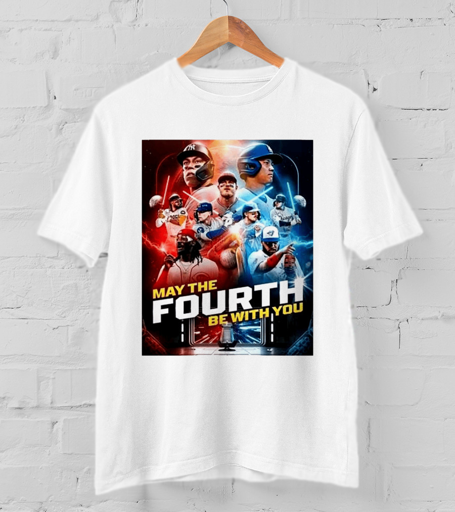 May The Fourth Be With You MLB Star Wars Day 2026 Celebration T-Shirt