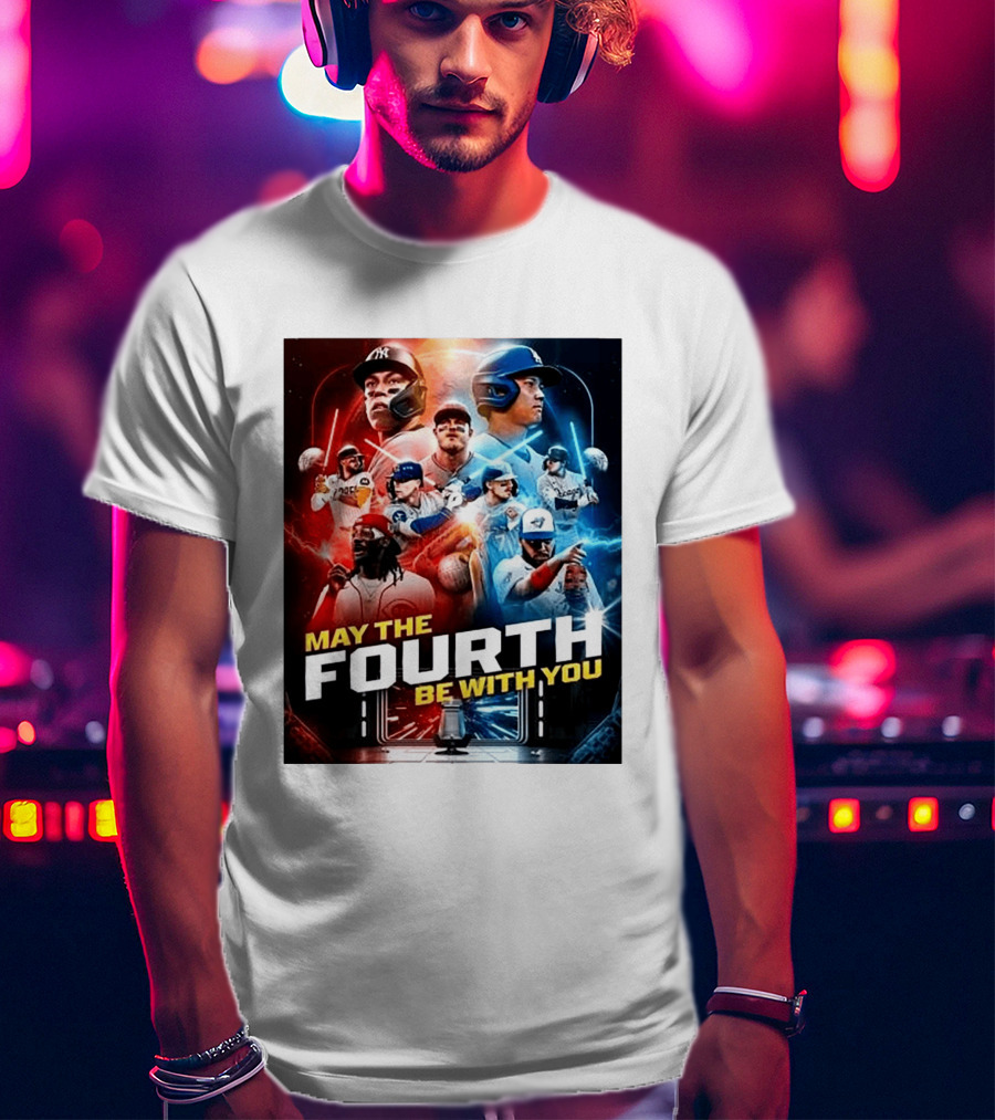 May The Fourth Be With You MLB Star Wars Day 2026 Celebration T-Shirt