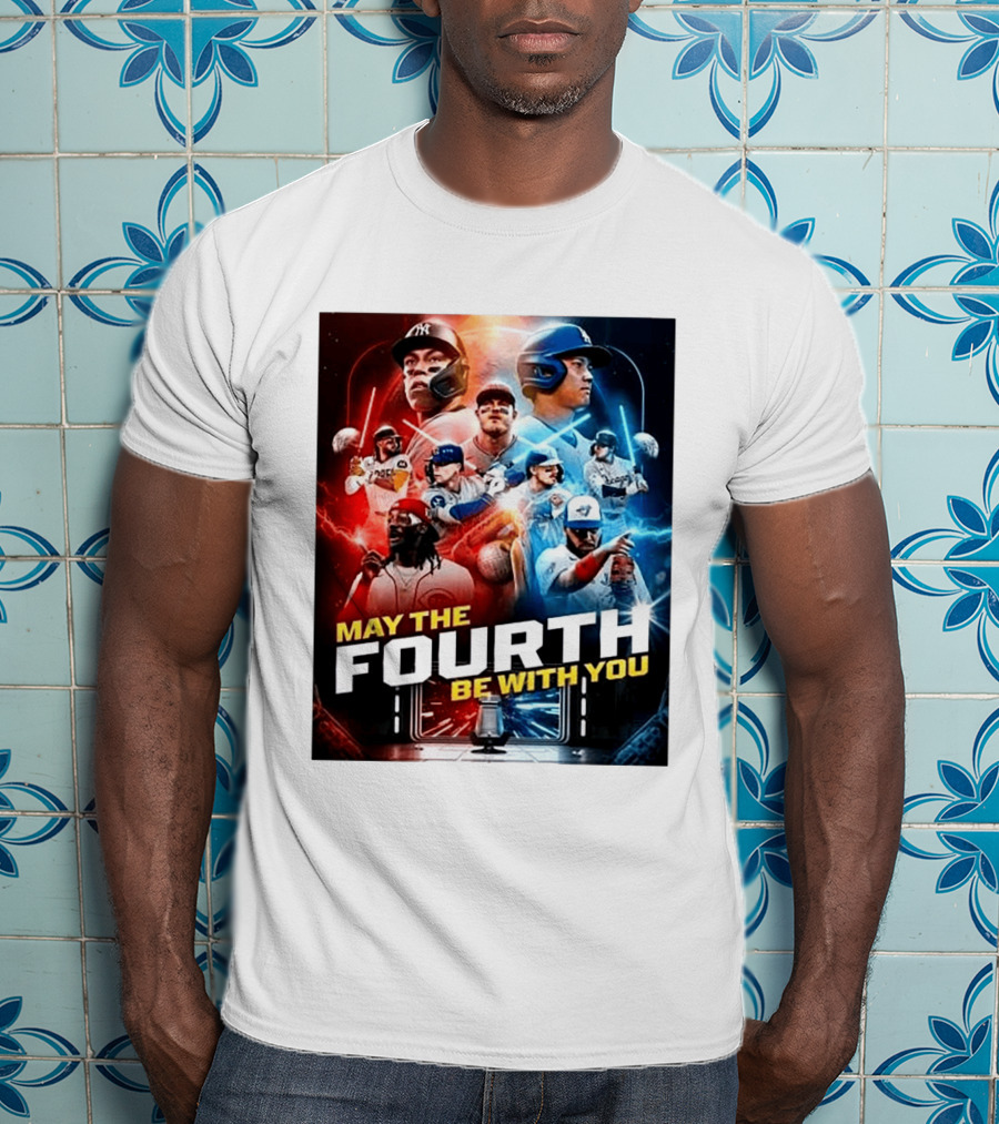 May The Fourth Be With You MLB Star Wars Day 2026 Celebration T-Shirt