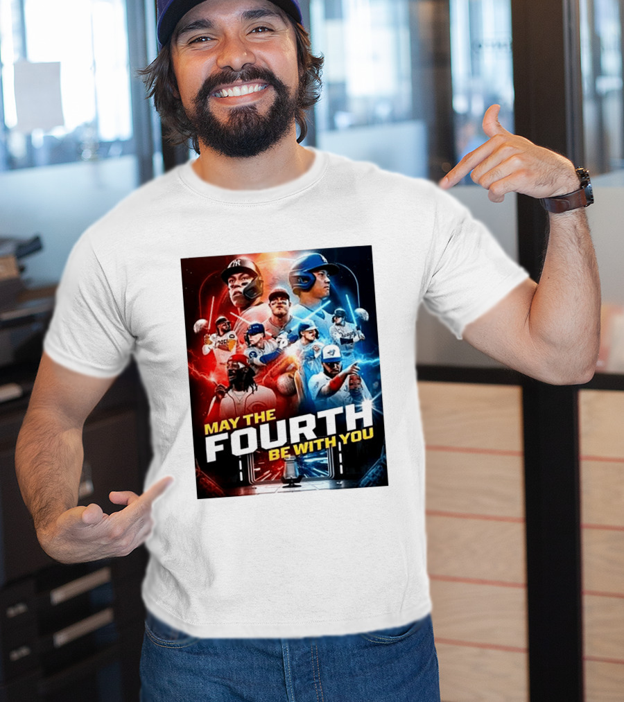 May The Fourth Be With You MLB Star Wars Day 2026 Celebration T-Shirt