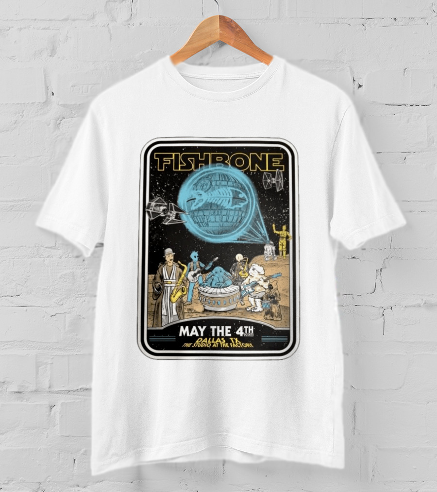 FISHBONE May 4 2026 Dallas TX Tour With Star Wars T-Shirt