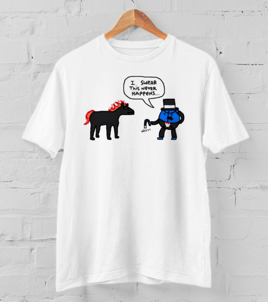 Orlando Magic Lose I Swear This Never Happens Meme Horse And Top Hat T-Shirt