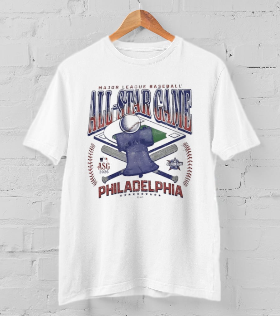 Philadelphia Phillies Major League Baseball 2026 All Star Game T-Shirt