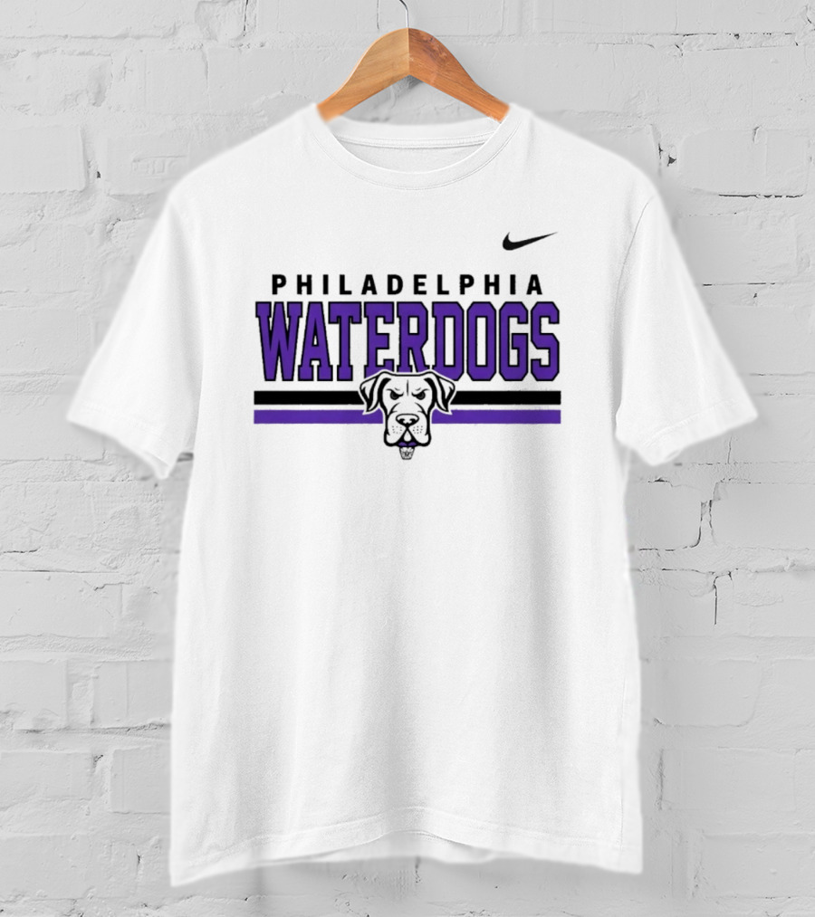 Philadelphia Waterdogs Nike Dri FIT Stripe Sportswear Collection T-Shirt