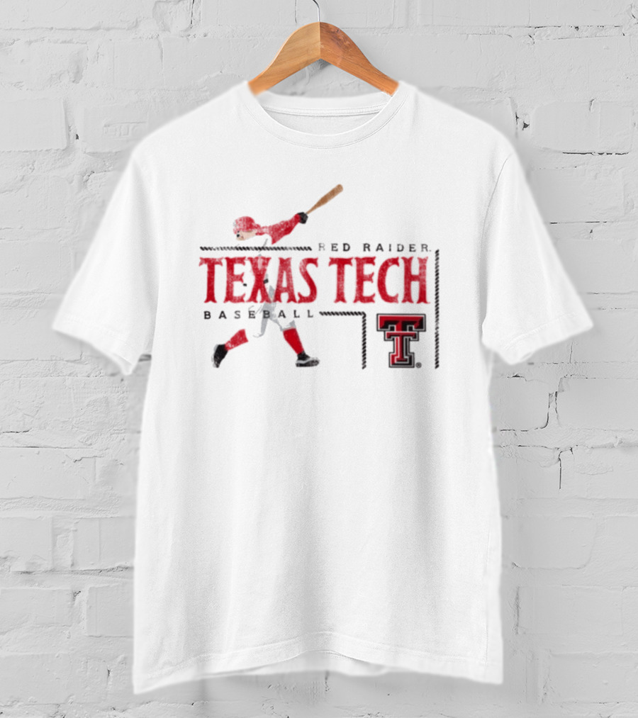 Texas Tech Red Raider Baseball Batter Up TTU T-Shirt