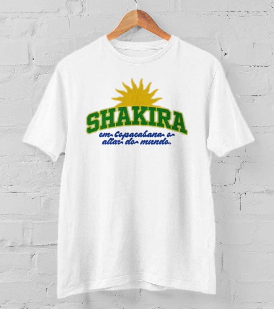 Shakira Em Copacabana E Além Do Mundo T-Shirt