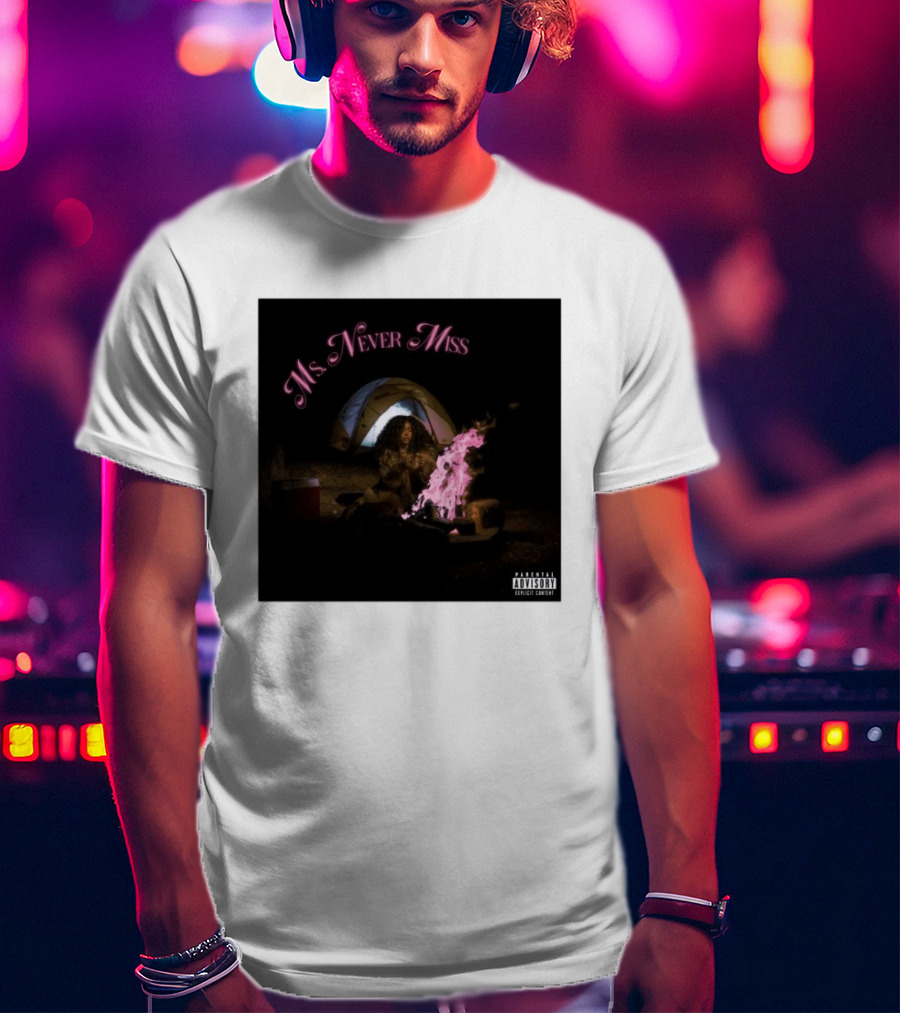 SZA Ms Never Miss Camping Single Cover T-Shirt