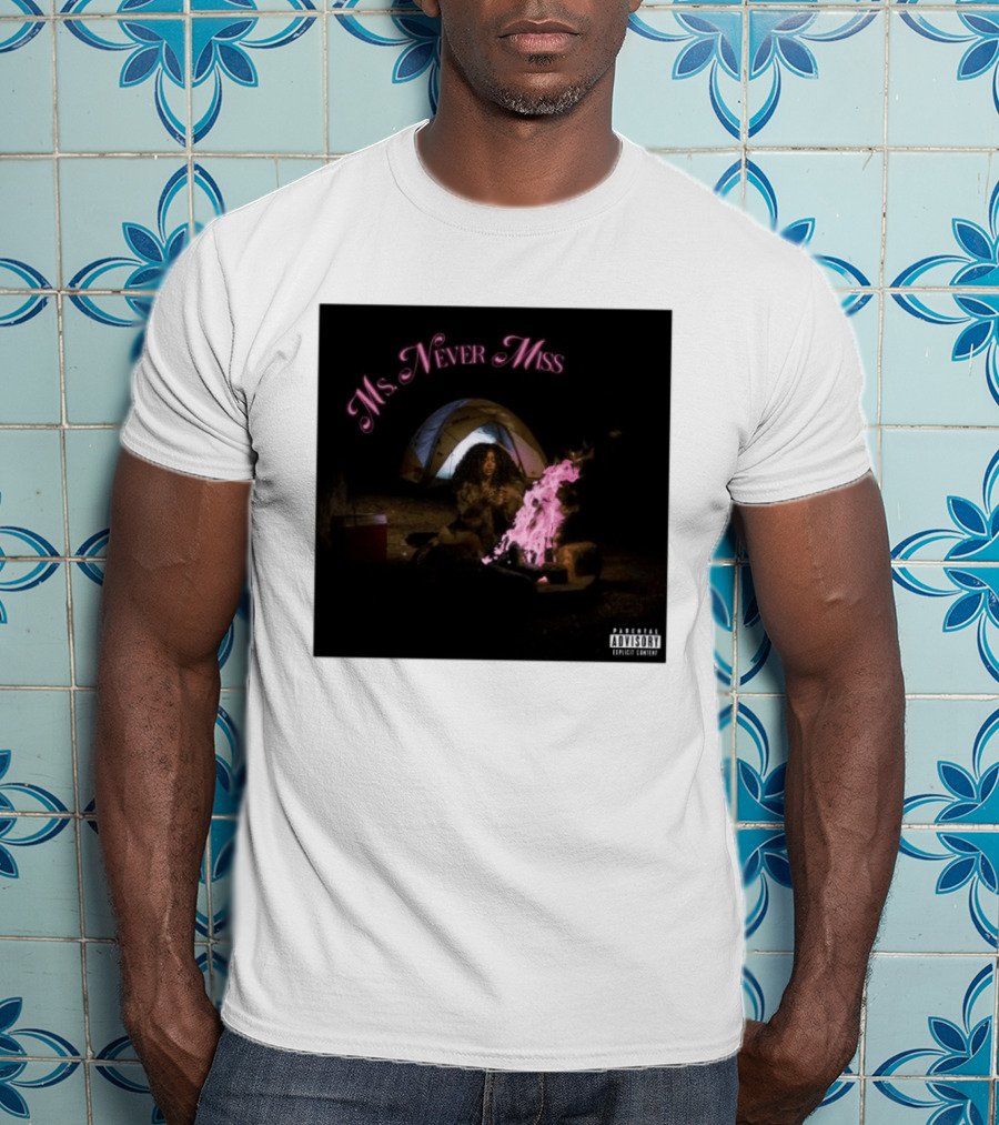 SZA Ms Never Miss Camping Single Cover T-Shirt