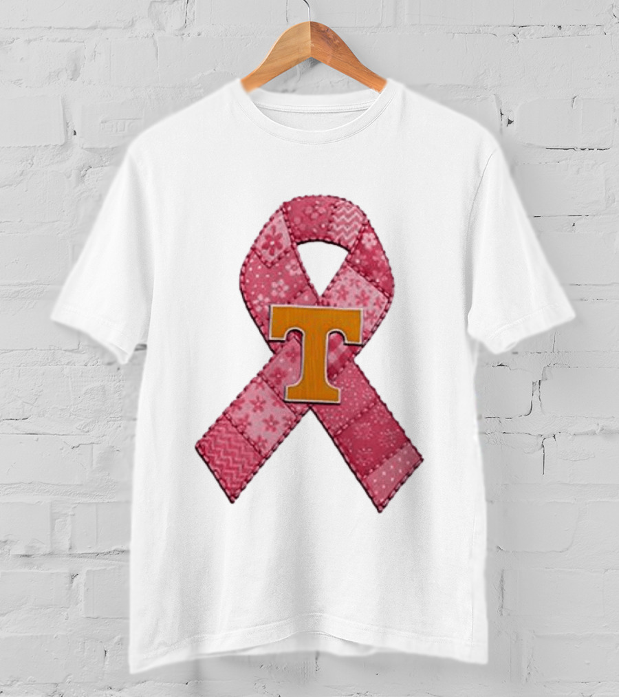 Tennessee Volunteers Pink Ribbon Breast Cancer Awareness T-Shirt