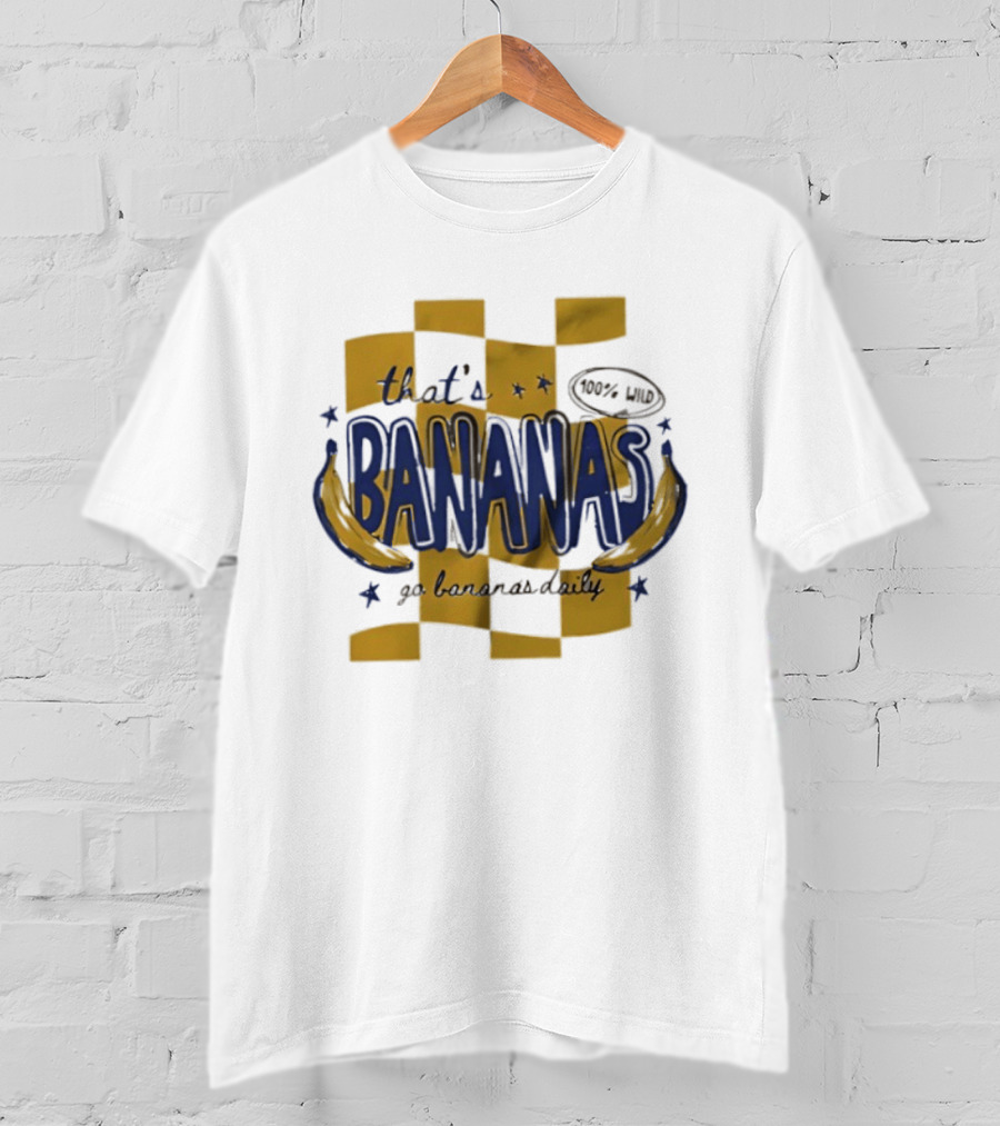 That's Bananas 100% Wow Go Bananas Daily T-Shirt