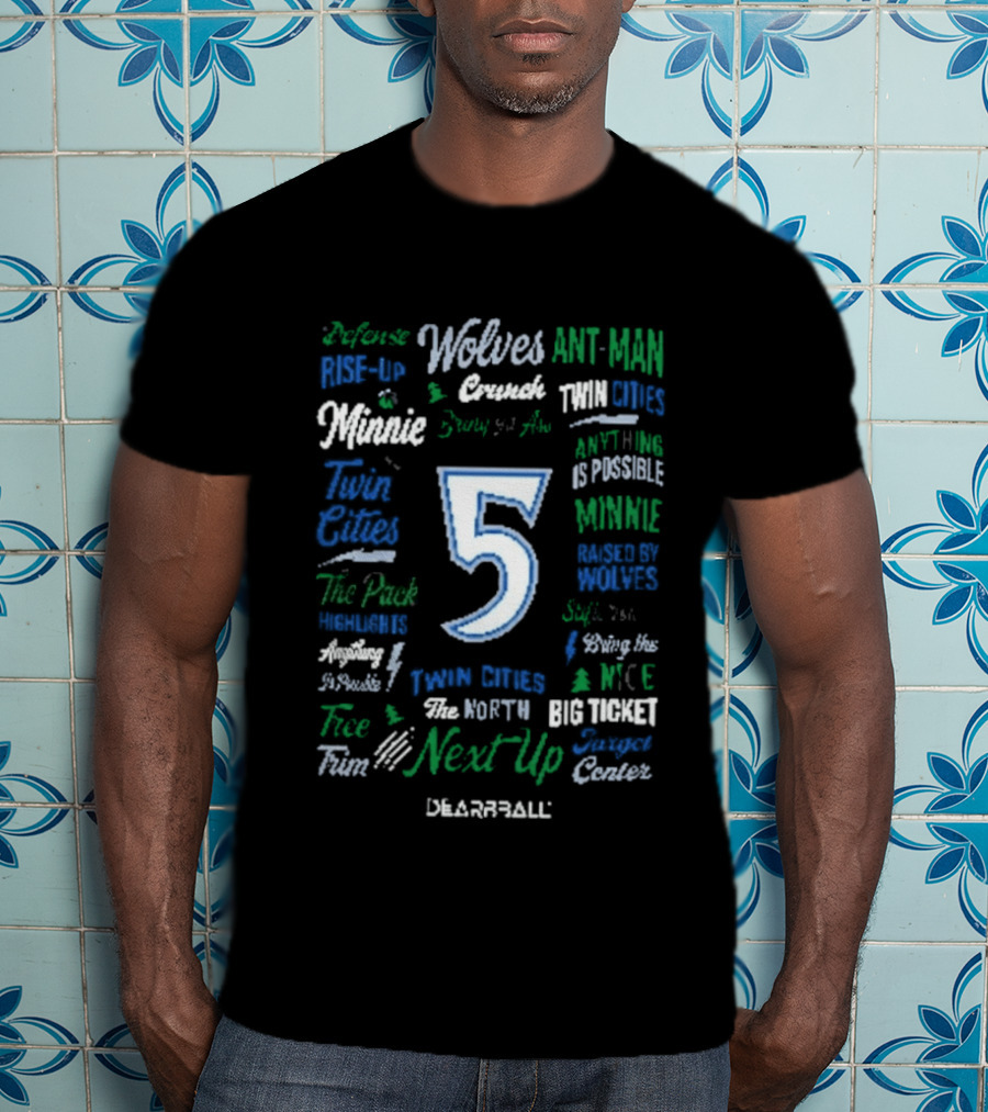 Webber Twin Cities Timberwolves Ant Man Dunk Aerospace Next Up Basketball 5 T-Shirt