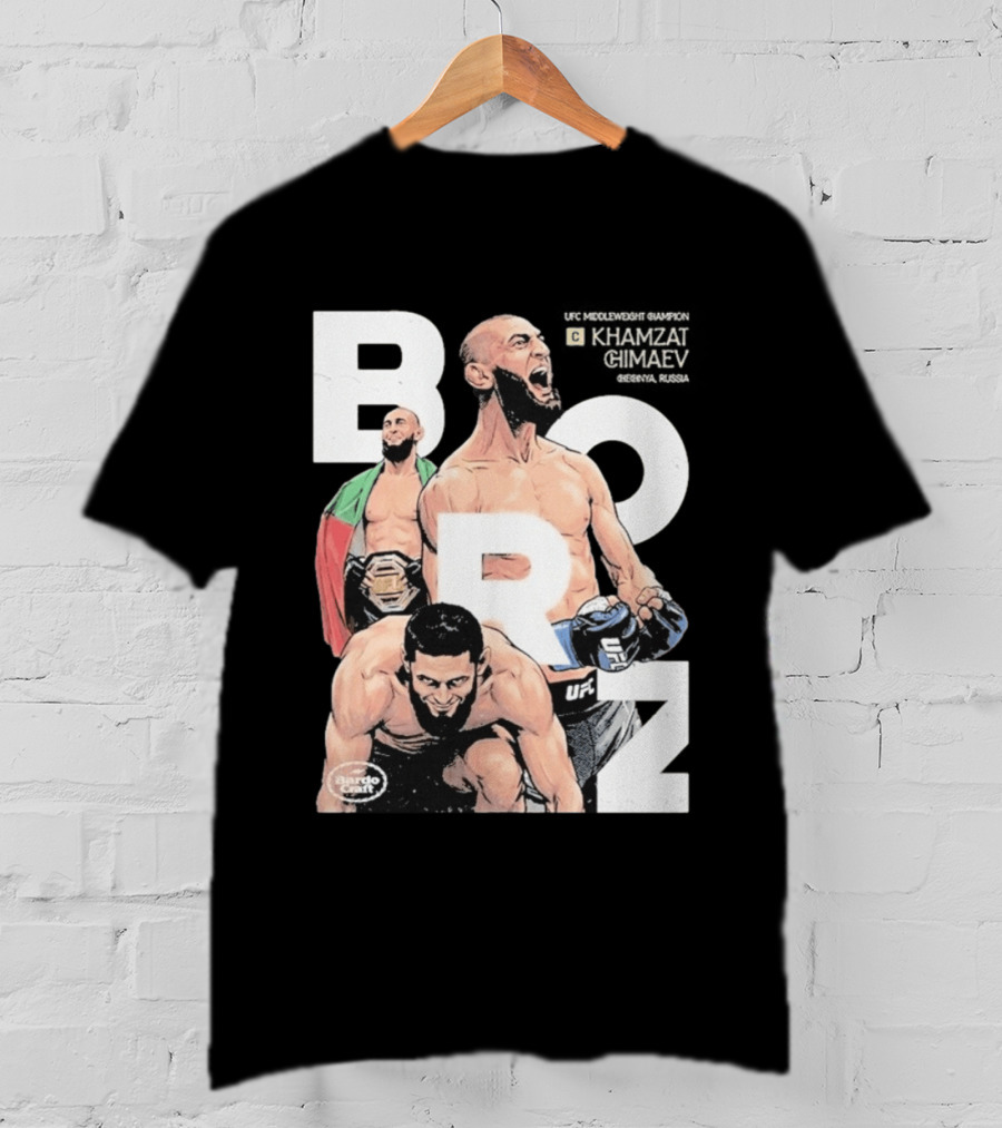 Borz Bardo Craft UFC Khamzat Chimaev T-Shirt