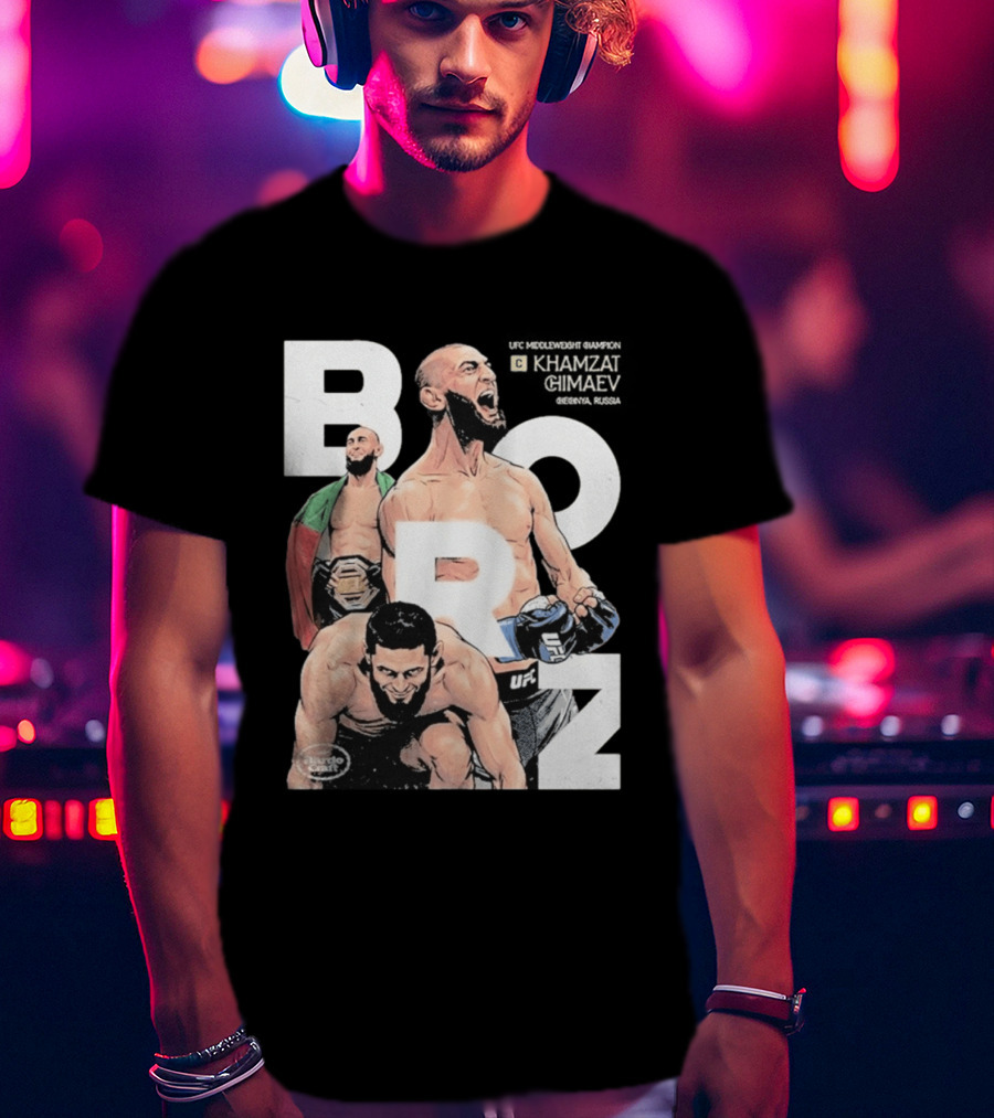 Borz Bardo Craft UFC Khamzat Chimaev T-Shirt