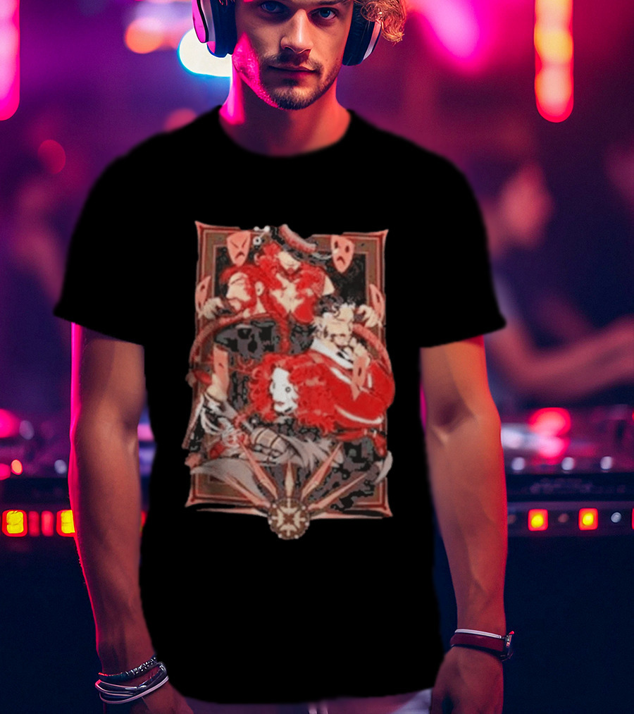 Critical Role Heroes Of Araman Schemers Masked Characters Fantasy T-Shirt