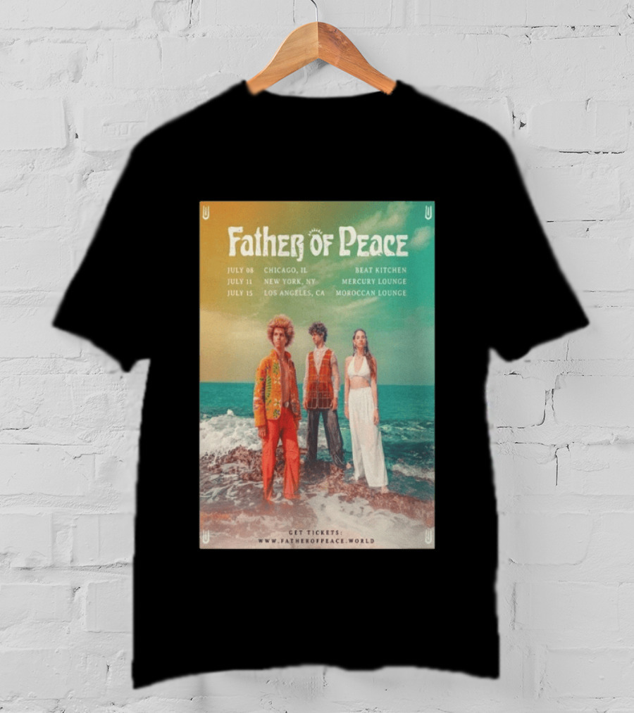 Father Of Peace Fall Tour 2026 Chicago New York Los Angeles T-Shirt