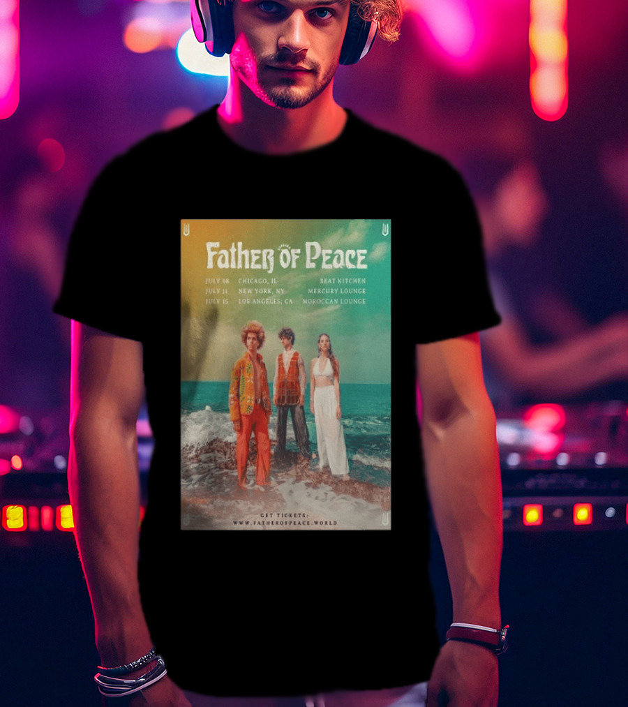 Father Of Peace Fall Tour 2026 Chicago New York Los Angeles T-Shirt