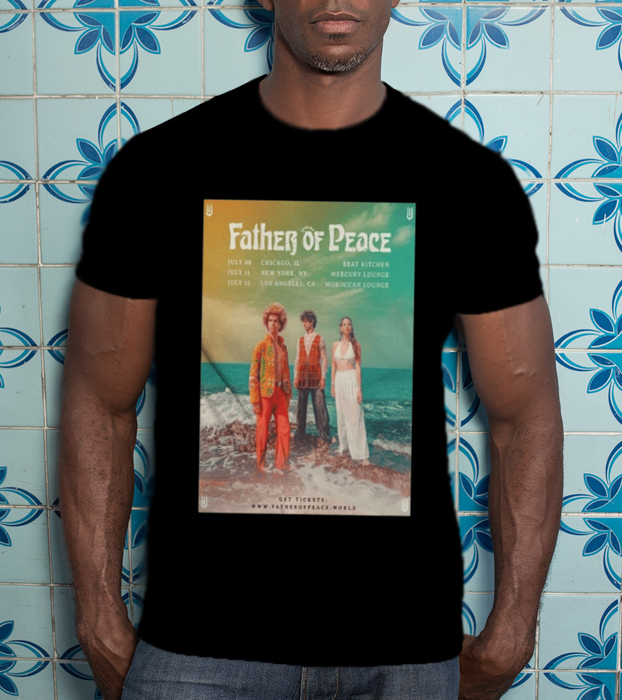 Father Of Peace Fall Tour 2026 Chicago New York Los Angeles T-Shirt