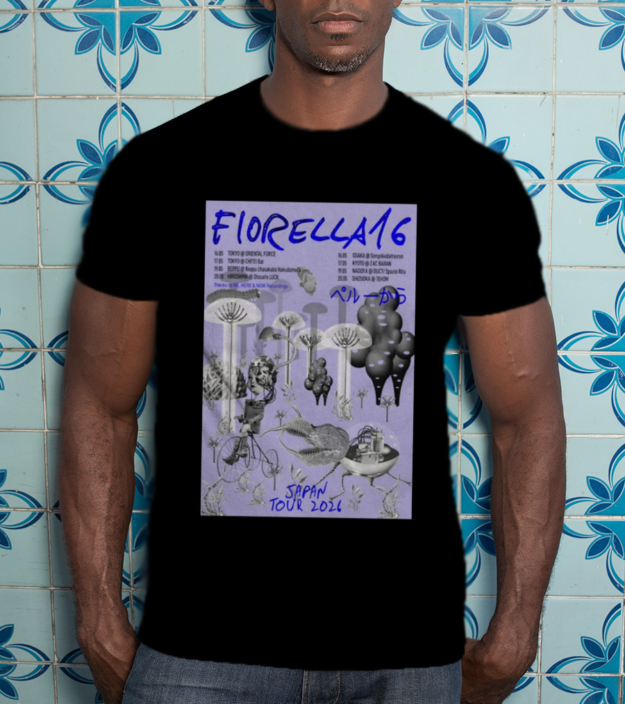 FIORELLA16 Japan Tour 2026 Dates And Locations T-Shirt