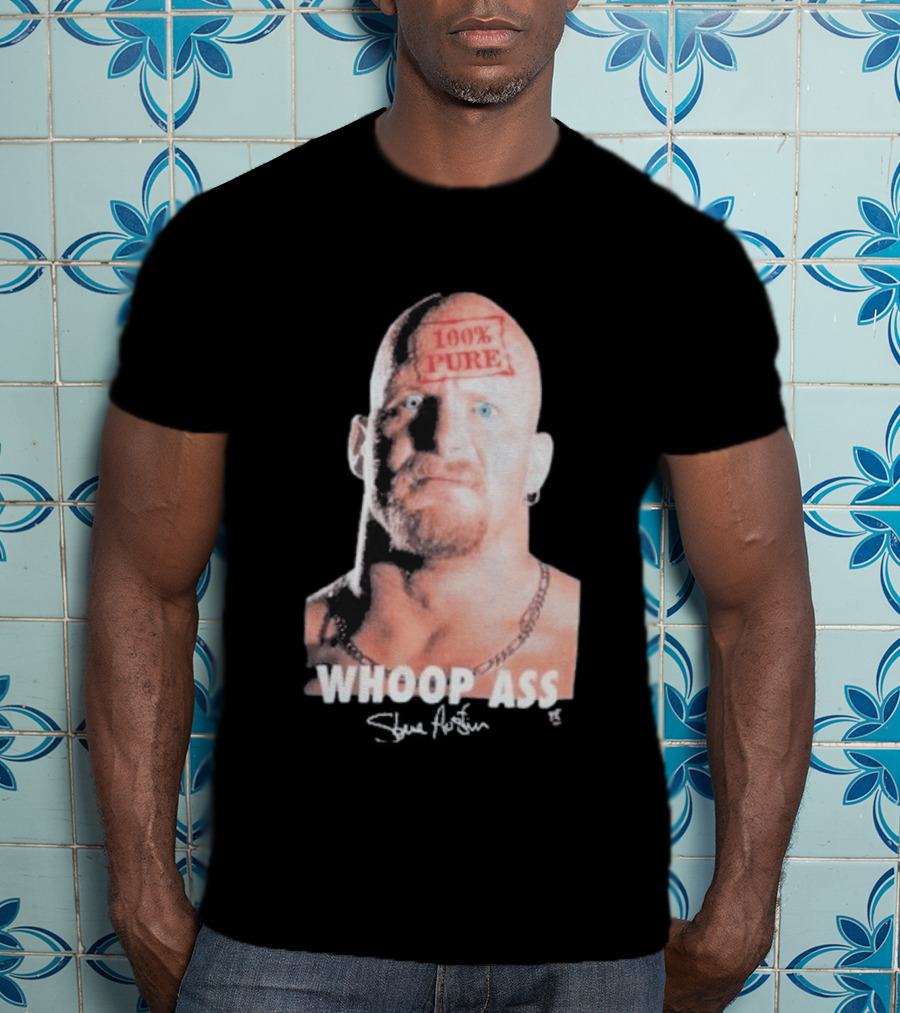 Wyco 1996 Stone Cold Steve Austin 100% Pure Whoop Ass T-Shirt