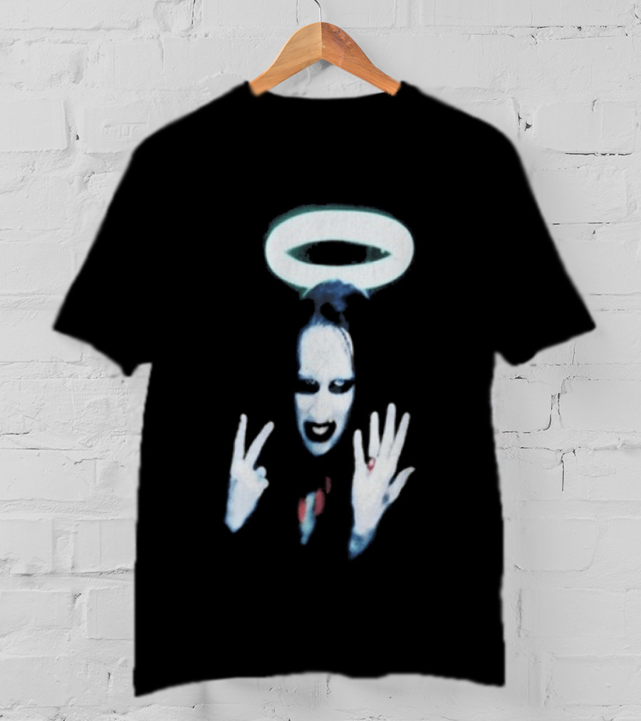 Wyco 1997 Marilyn Manson Angel Halo Gesture T-Shirt