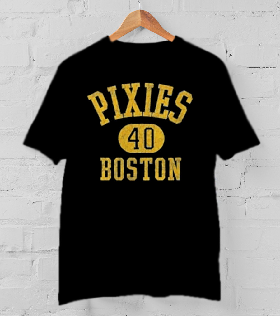 Pixies 40 Boston Asia Tour 2026 Collegiate T-Shirt