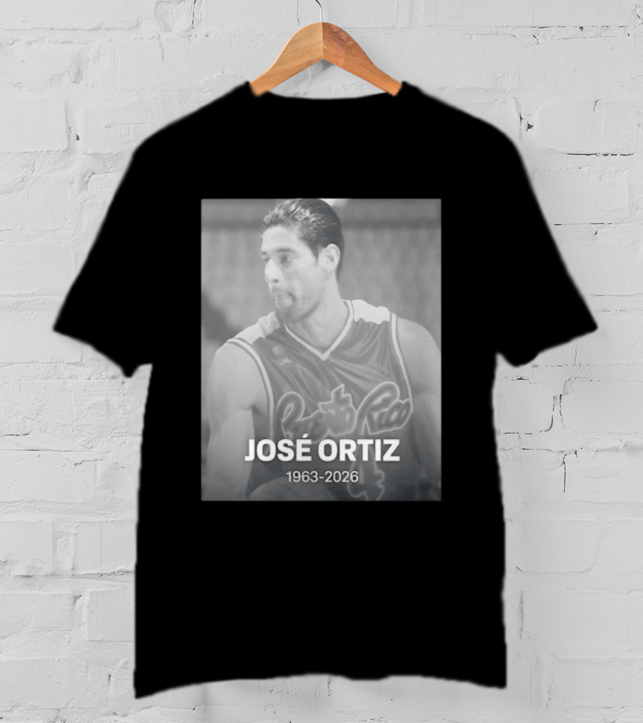 José Ortiz Puerto Rico Basketball 1963 2026 T-Shirt