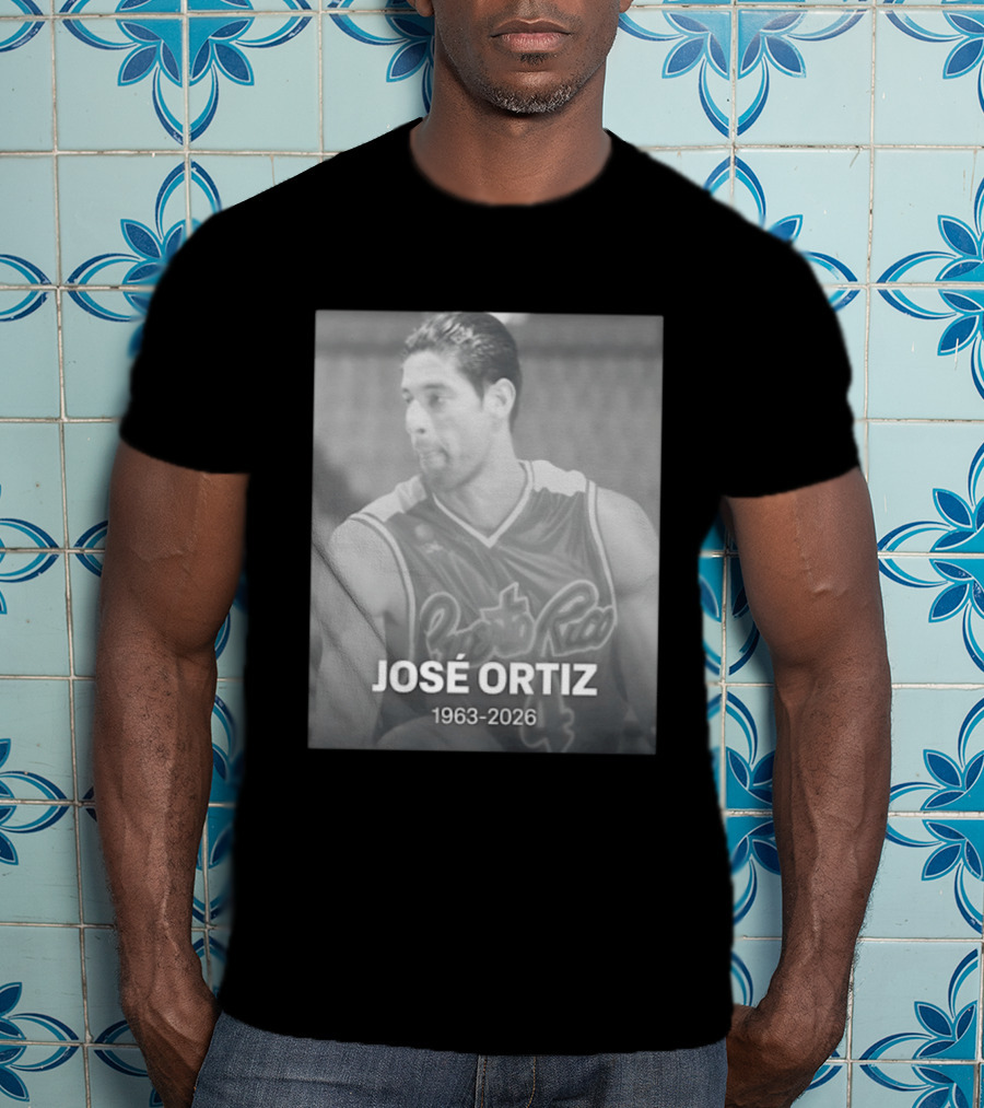 José Ortiz Puerto Rico Basketball 1963 2026 T-Shirt