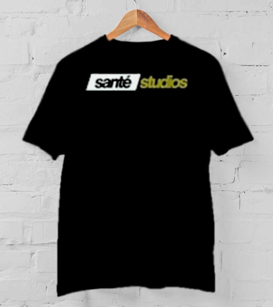 Sante Studios Everyday Essentials Distressed Yellow White Aesthetic T-Shirt