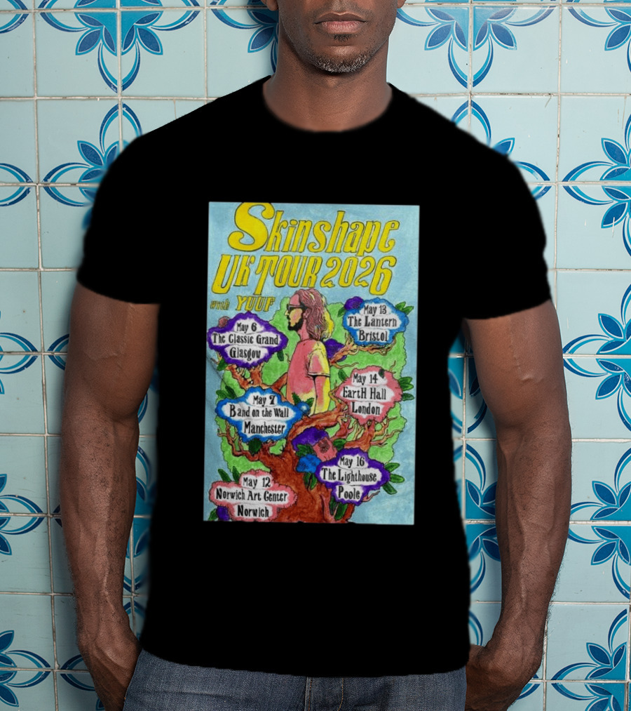 Skinshape UK Tour 2026 Glasgow Manchester Norwich Bristol London Poole With Yuuf T-Shirt