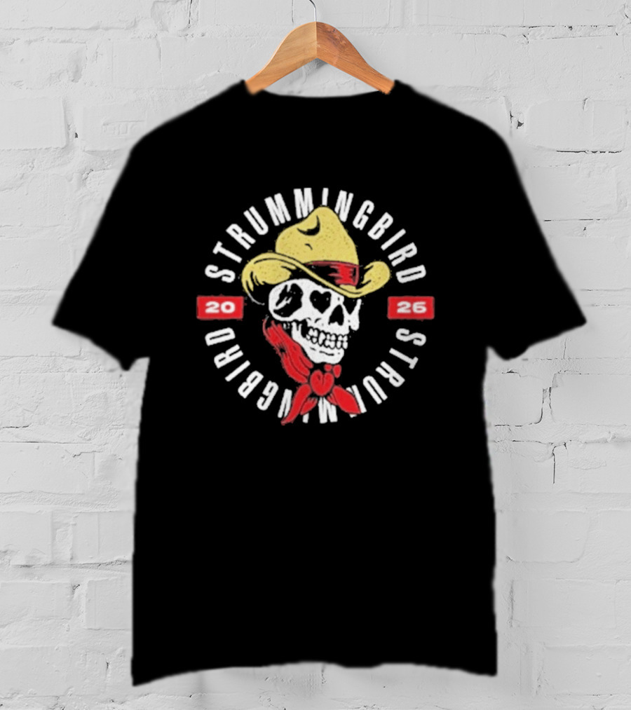 Strummingbird Skull Cowboy 2026 Western Accessories T-Shirt