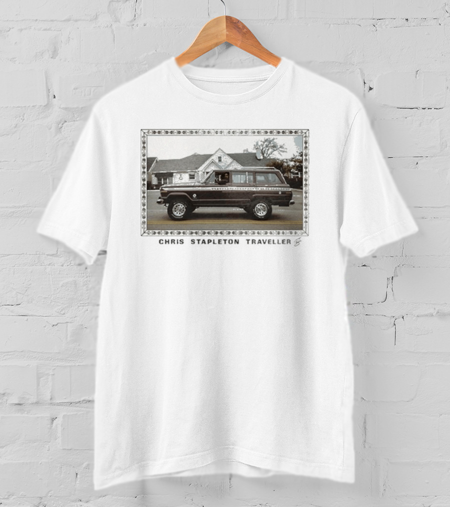 Chris Stapleton Traveller Jeep Vintage Photo T-Shirt