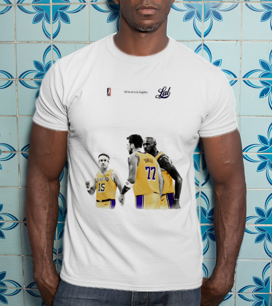 LeBron James Austin Reaves Luka Doncic Lakers Ring Season 2026 Los Angeles NBA Championship Dream Team T-Shirt